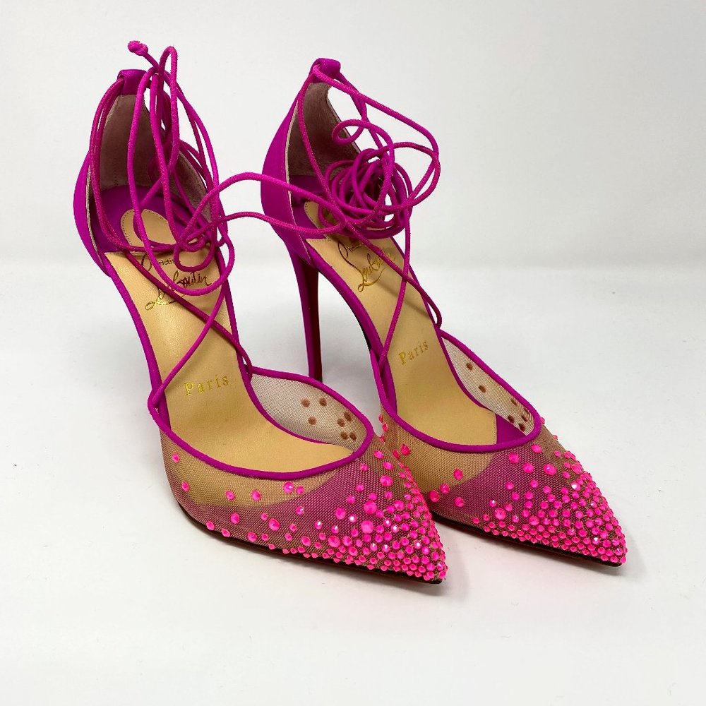 CHRISTIAN LOUBOUTIN Maia Labella Suede Pumps